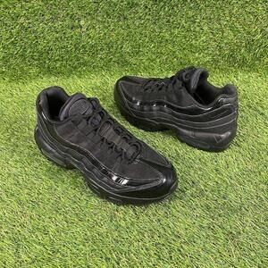 Nike Air Max 95 Women's Size 8.5 Black Suede Mesh Athletic Sneakers Shoes